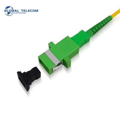 Conector simples da fibra do Sc Apc da manutenção programada para a rede de FTTH FTTB FTTX