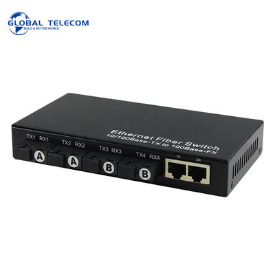 fibra de 10/100M Netlink Media Converter à certificação do ce de Rj45 RoHS